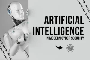 The cover of the "AI in modern Cyber Security" post.